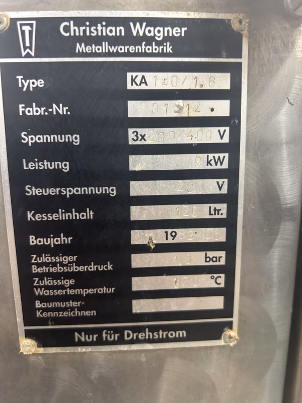 Korimat KA 120/1.6 – Bild 8