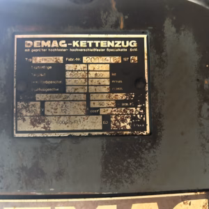 Demag Kettenaufzug PK2N