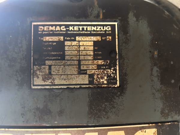 Demag Kettenaufzug PK2N – Bild 4