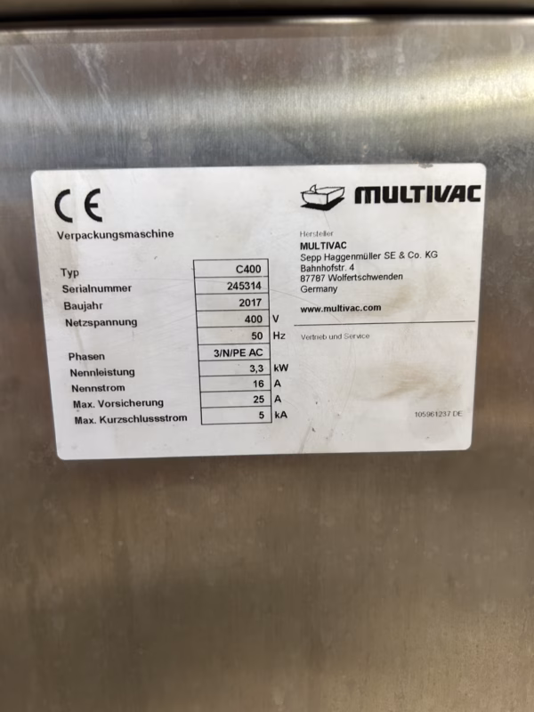 Multivac C400 – Bild 7