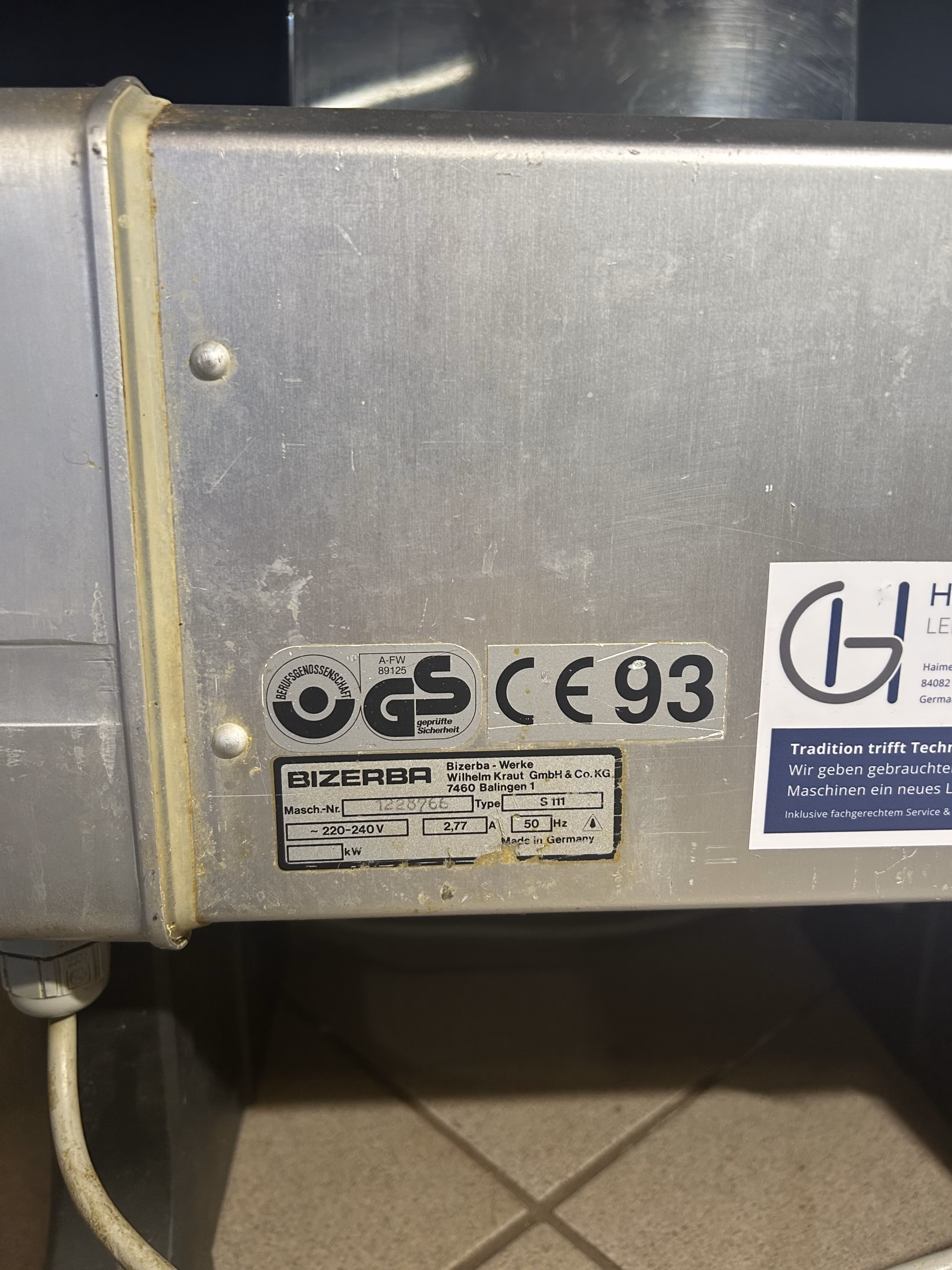 Bizerba Streifenschneider (220455) – Bild 6