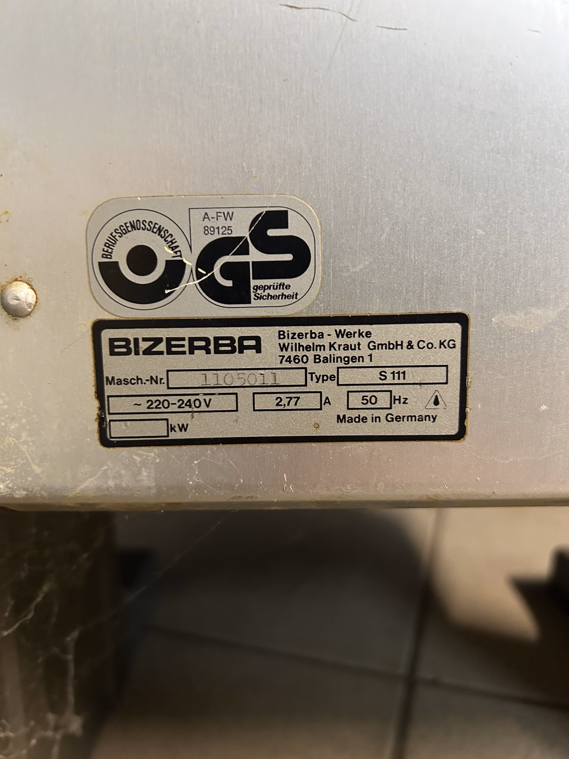 Bizerba Streifenschneider (220467) – Bild 5